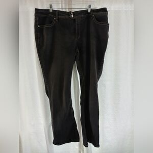 YMI Royalty Black Straight Leg Jeans for Women